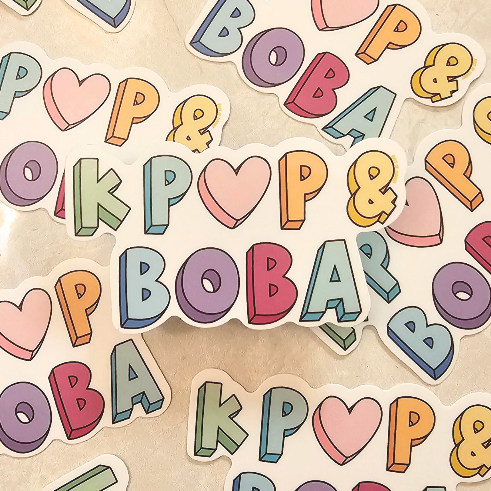 KPOP & BOBA sticker