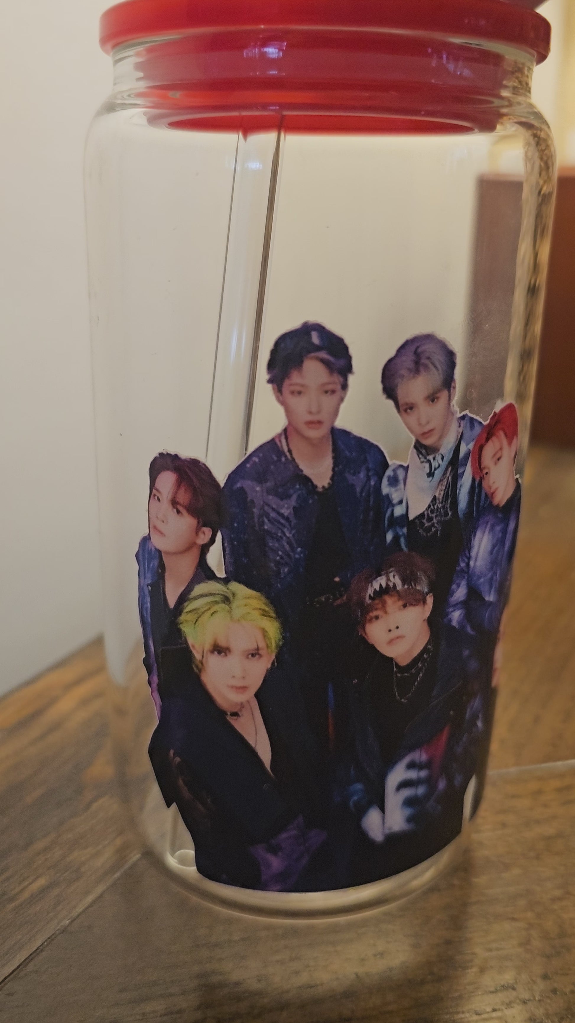 Ateez OT8 glass can