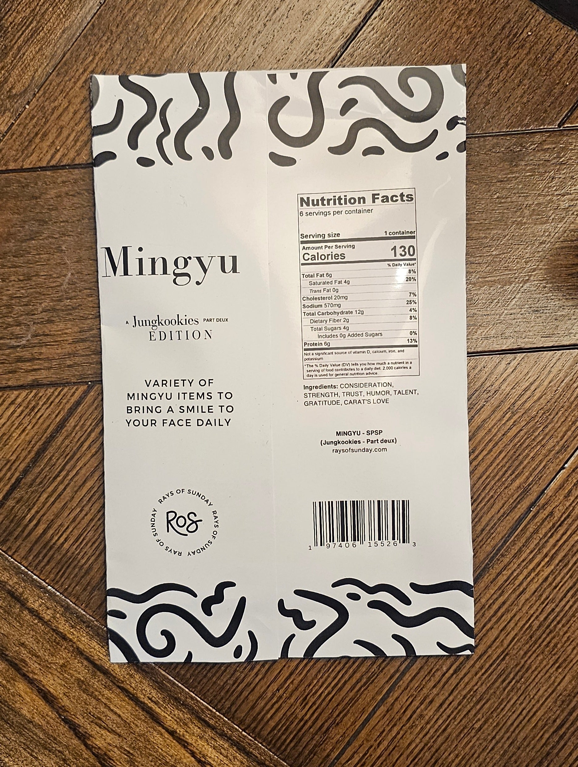 Six Pack Snack Pack - Mingyu Edition