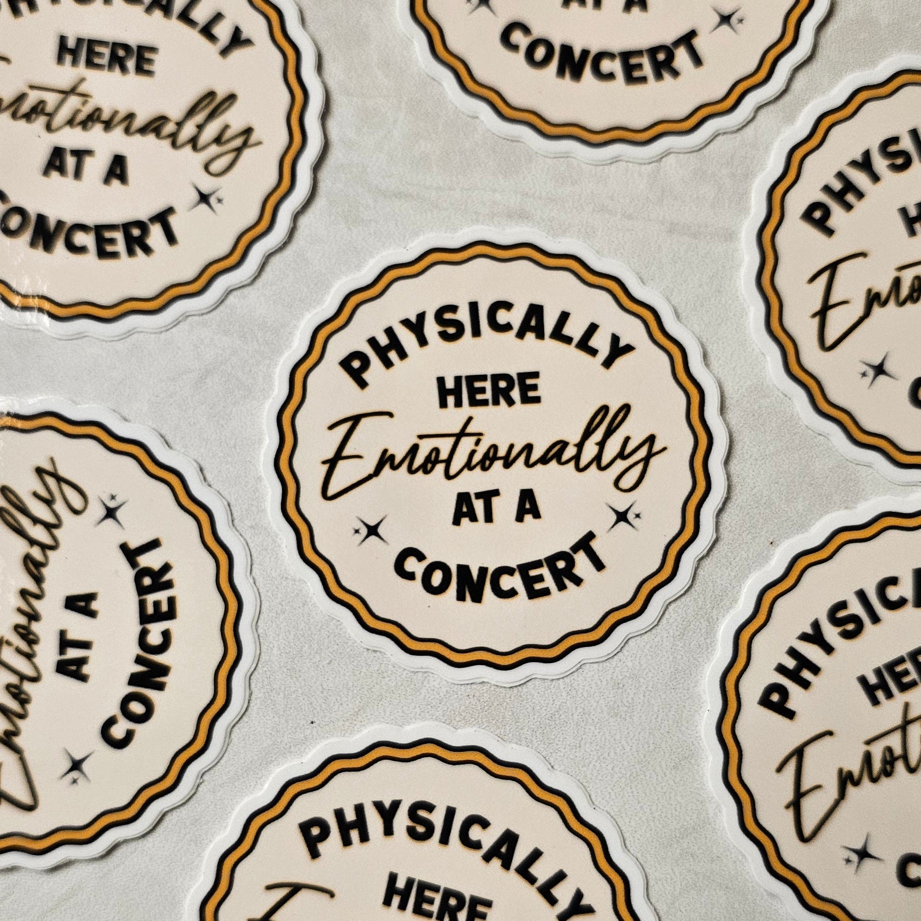 Physically Here, Mentally At A Concert sticker