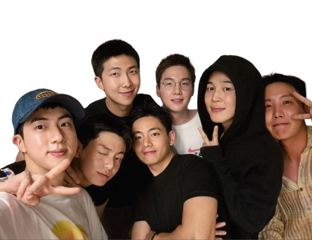 Bangtan OT7 glass
