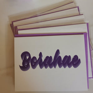 Borahae Greeting card